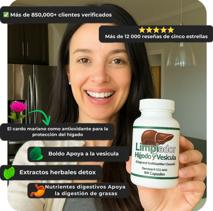 Limpiador Hígado y Vesícula, Boldo & Milk Thistle Extract