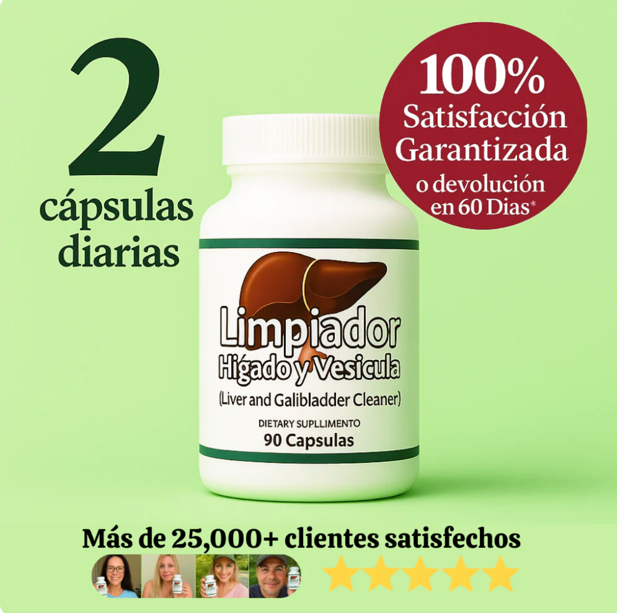Limpiador Hígado y Vesícula, Boldo & Milk Thistle Extract