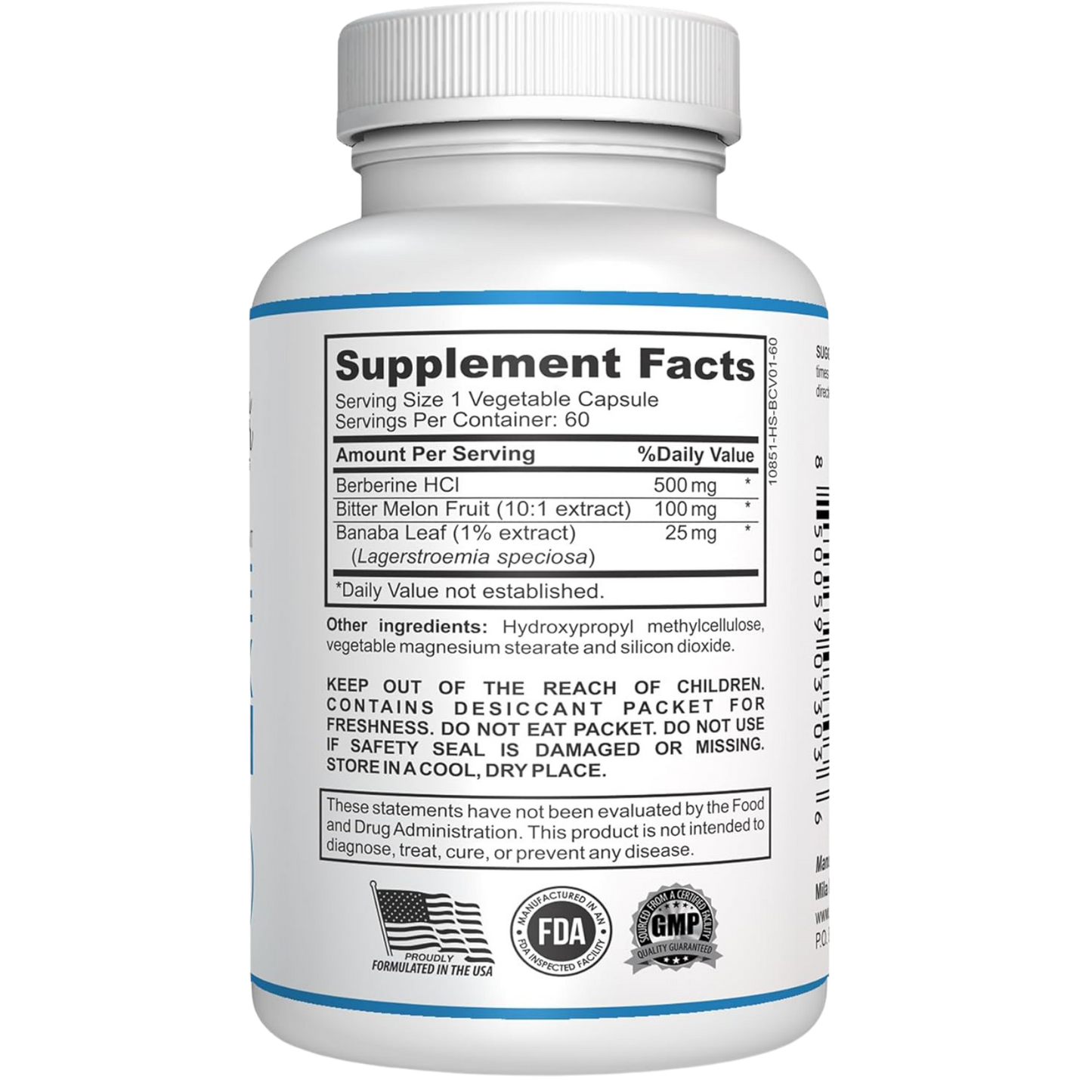 Complejo de Berberina HCL 500mg