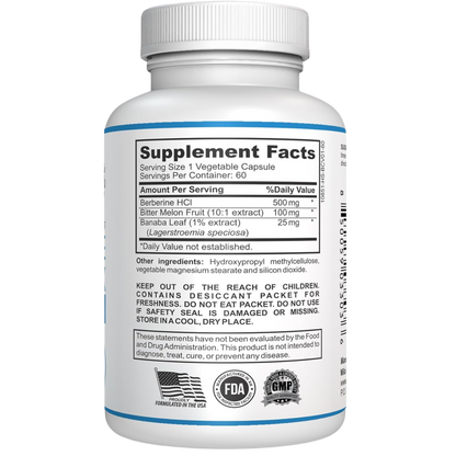 Complejo de Berberina HCL 500mg
