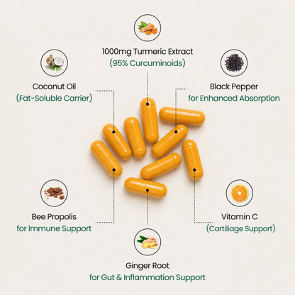 Turmeric Curcumin Capsules (1,000mg)