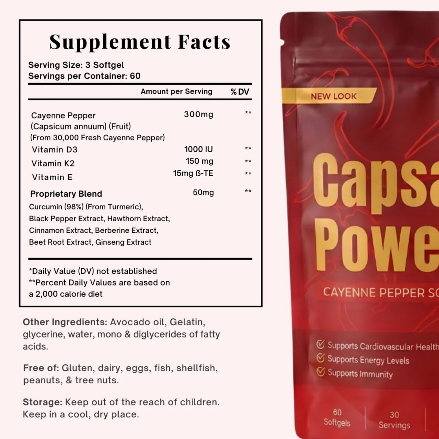 Capsaicin Power Softgels