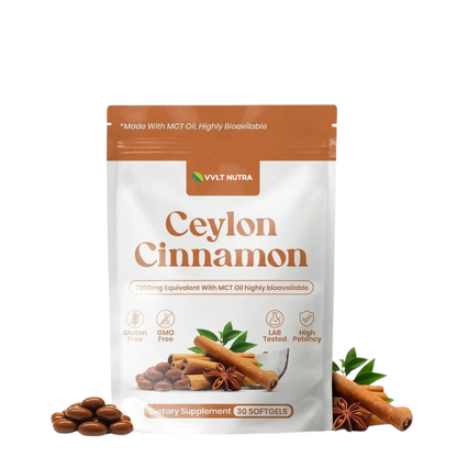 Ceylon Cinnamon 7200mg Equivalent with MCT Oil