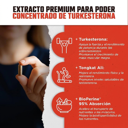 Turkesterona Potenciador de Testosterona